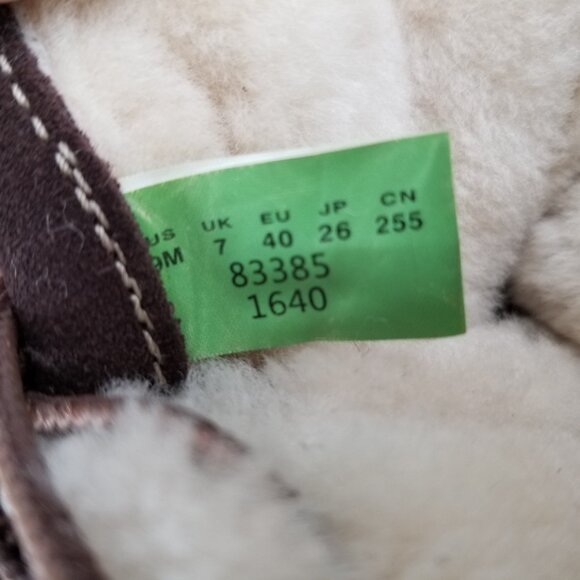 Timberland Jayne Boots Women's Waterproof Brown Teddy Fleece Fold Down Sz 9 - Picture 9 of 9